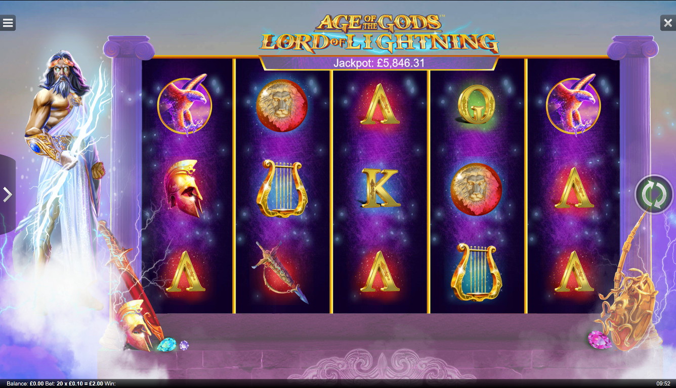 Age of the Gods: Lord of Lightning Slot Game