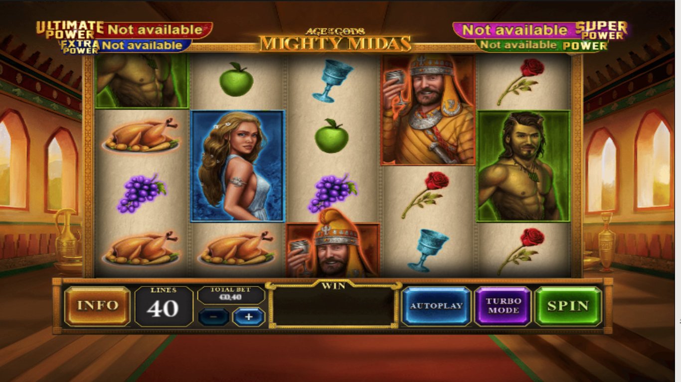 Age of the Gods: Mighty Midas Slot Game