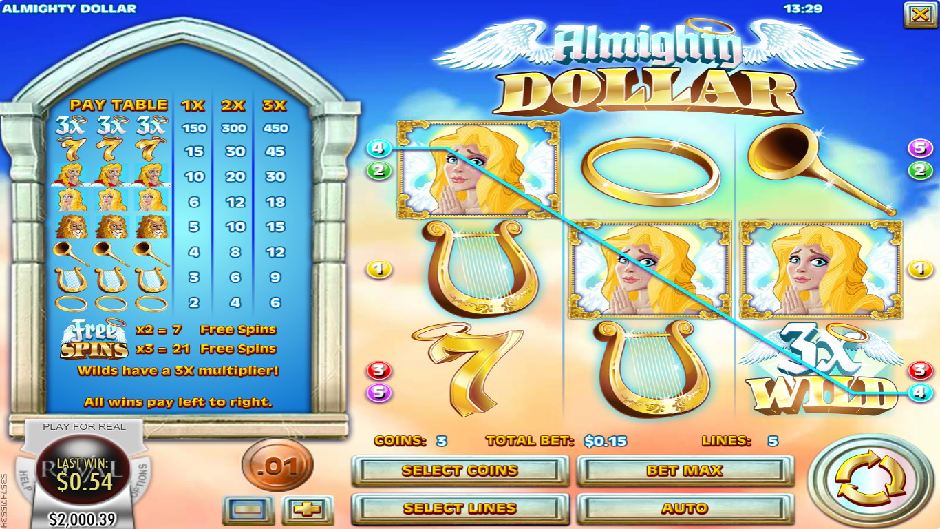 Almighty Dollar Slot Game