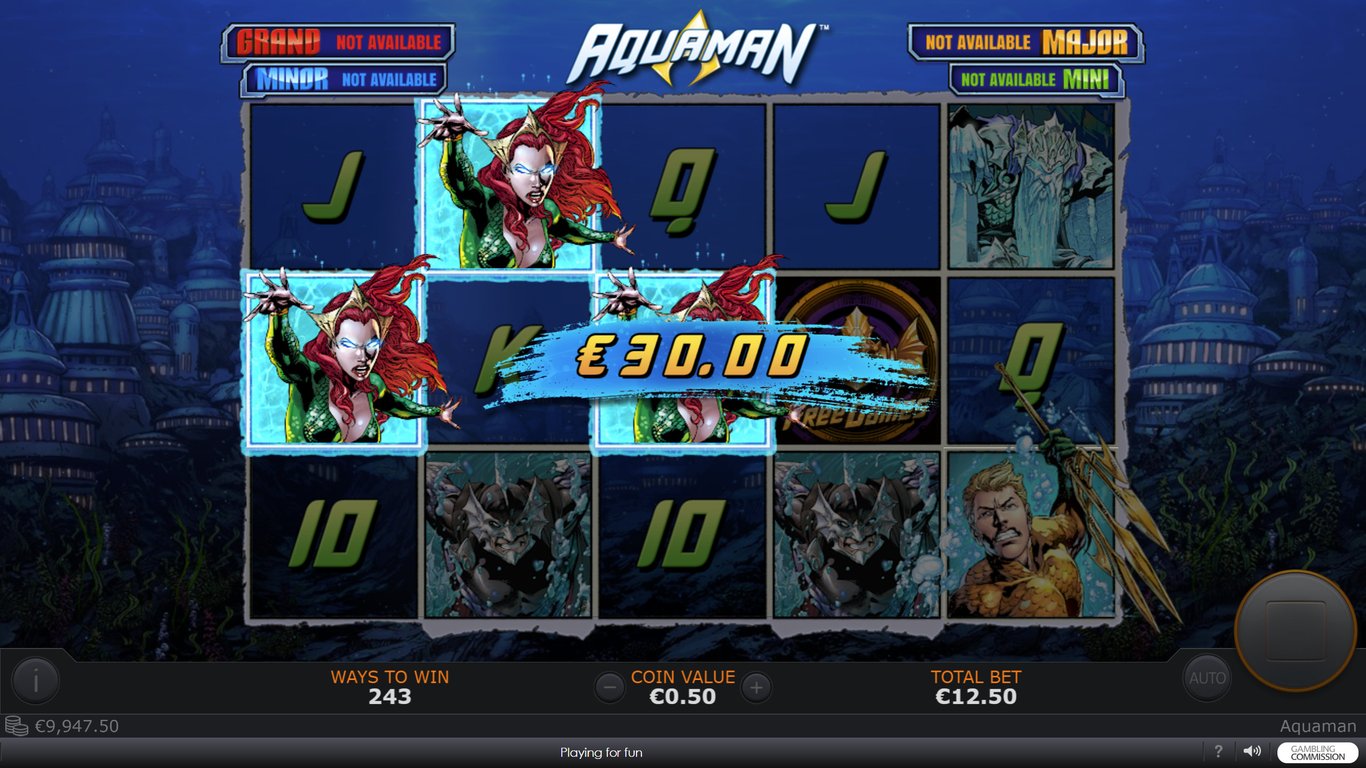 AquaMan Slot Game