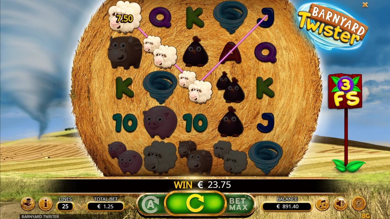 Barnyard Twister Slot Game