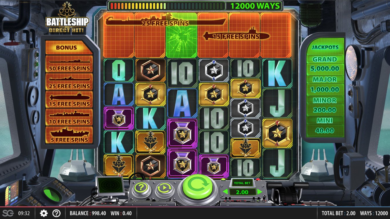 Battleship Direct Hit! Slot Game