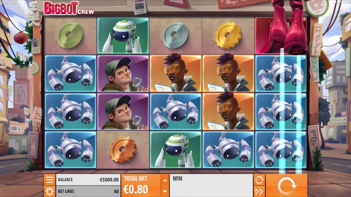 BigBot Crew Slot Game