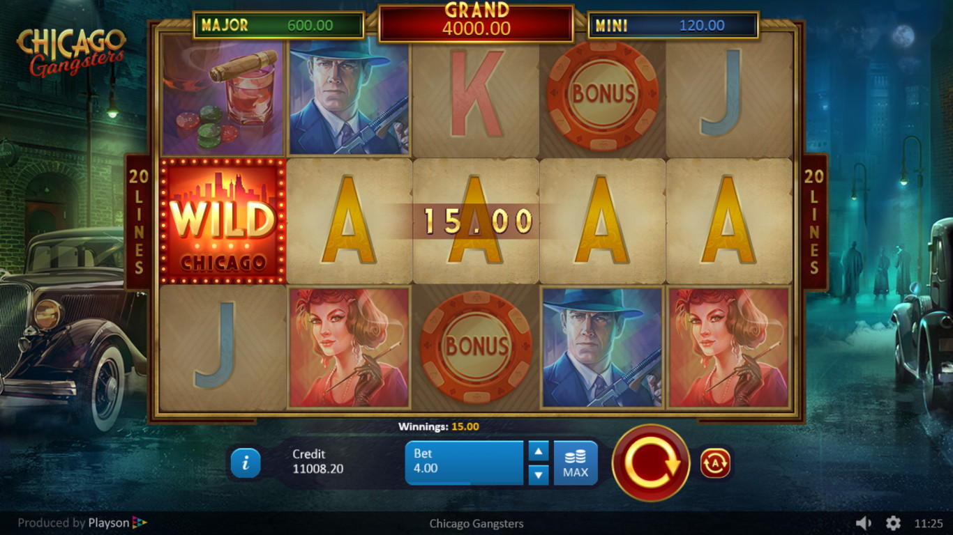 Chicago Gangsters Slot Game