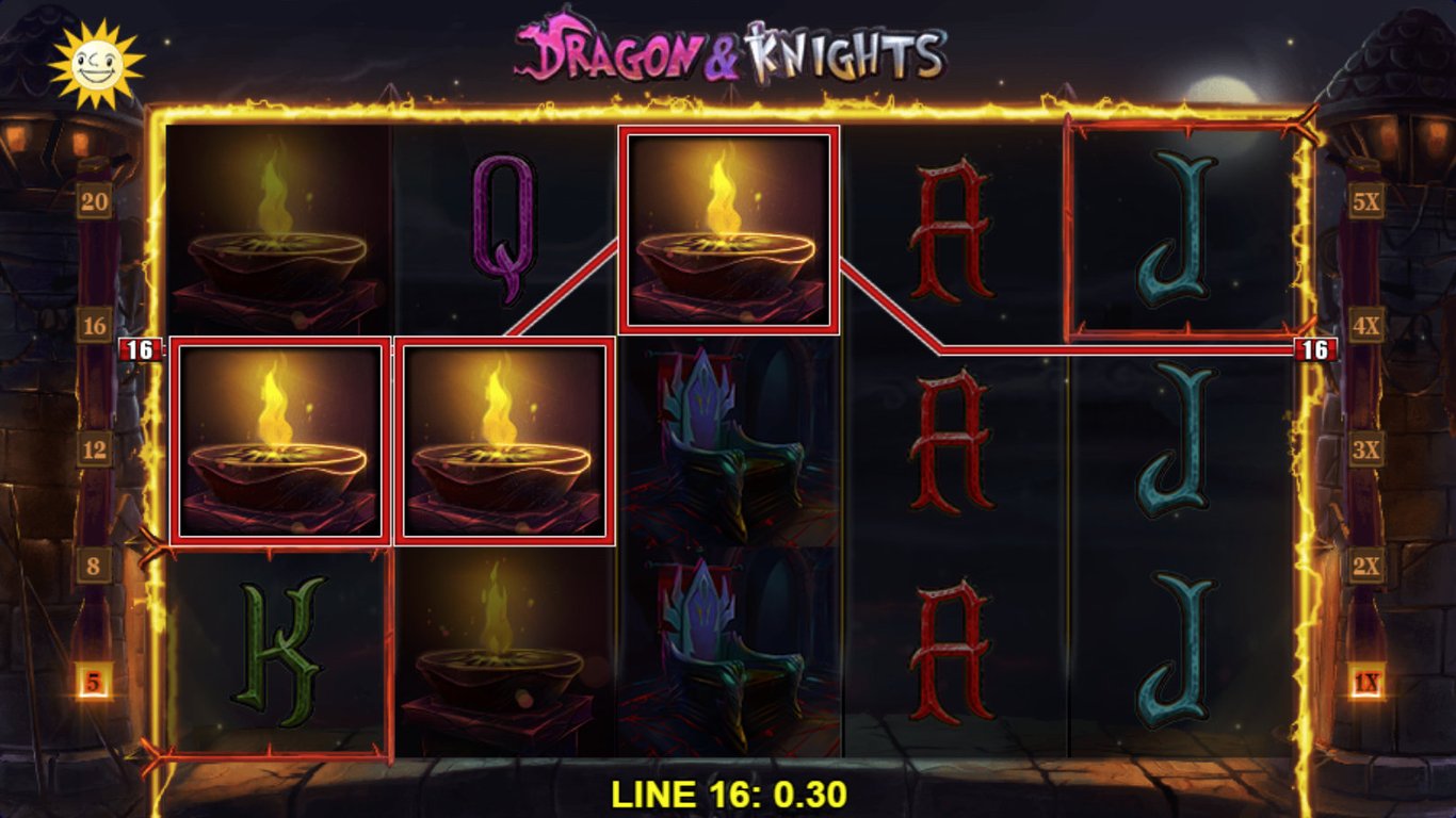 Dragon and Knights Slot Game