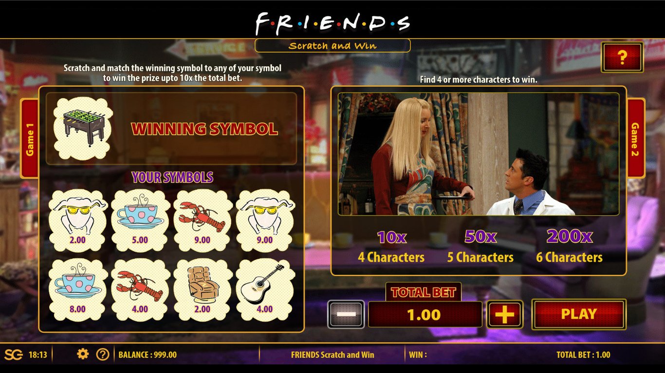 Friends Slot Game