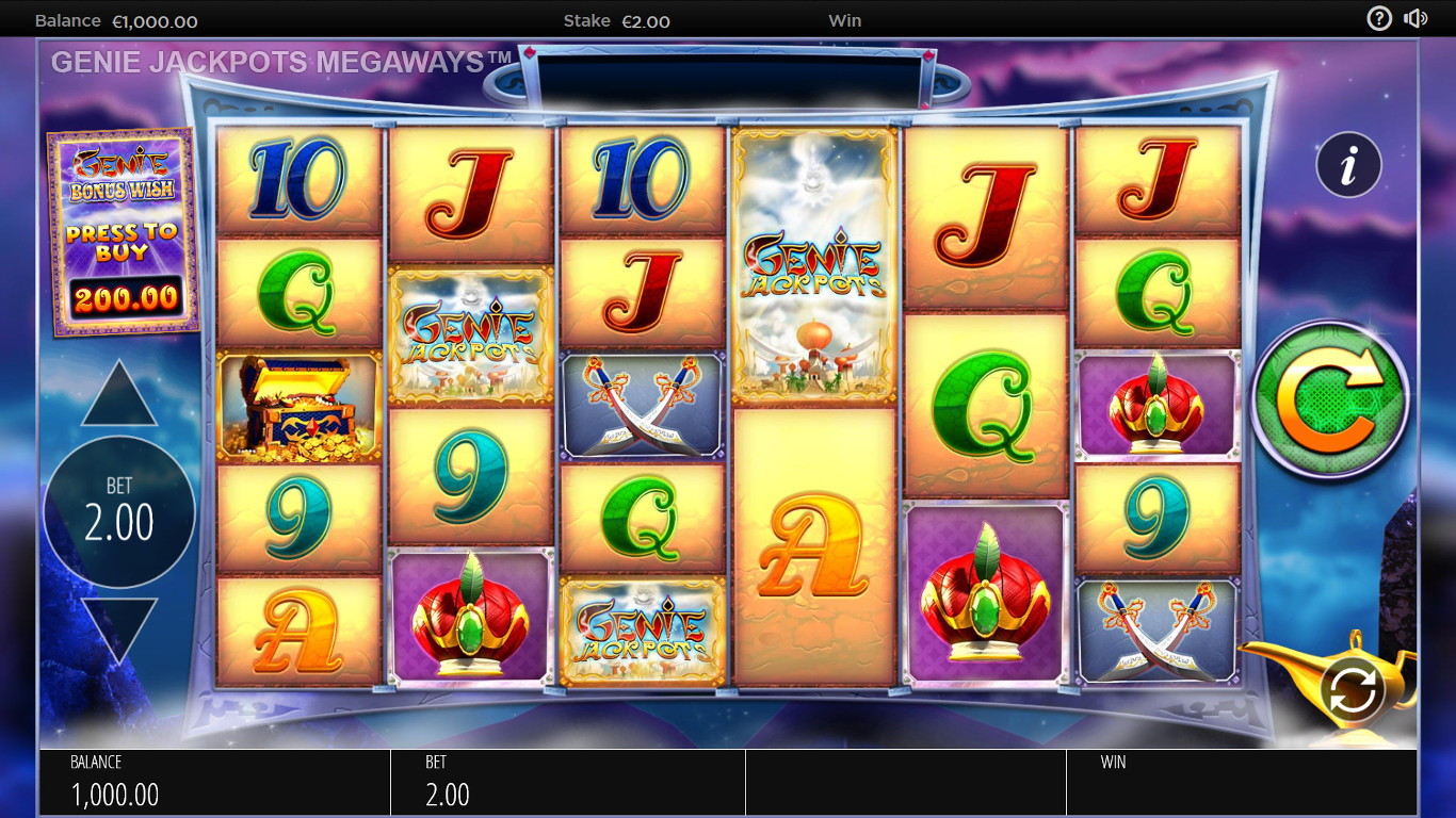 Genie Jackpots MegaWays Slot Game