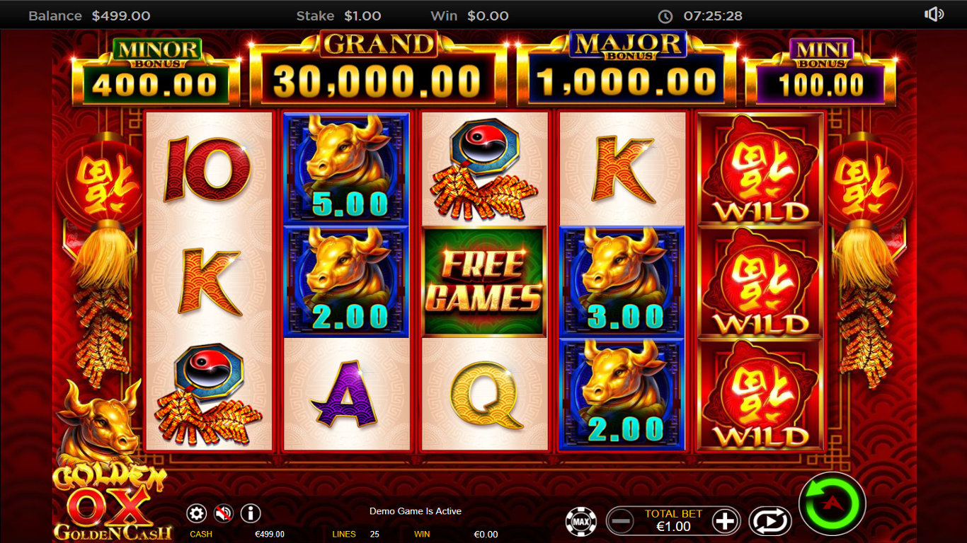 Golden Ox: Golden Cash Slot Game