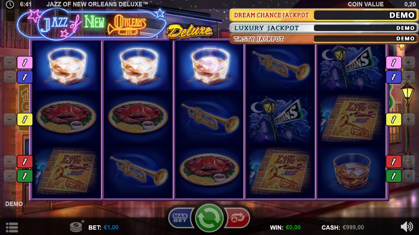 Jazz of New Orleans Deluxe Slot Game