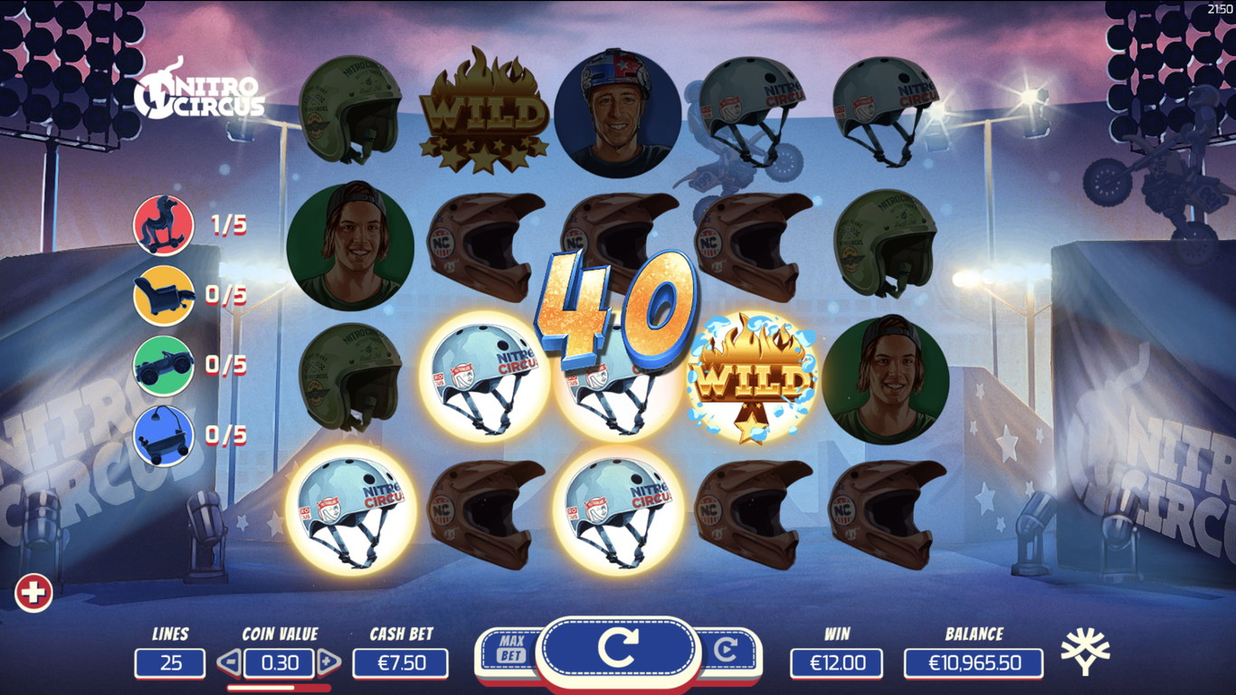 Nitro Circus Slot Game