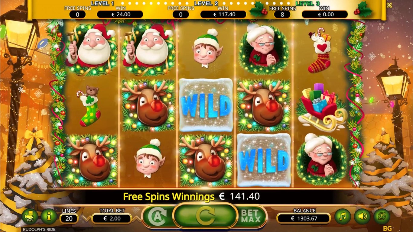 Rudolphs Ride Slot Game
