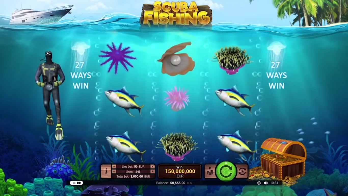 Scuba Fishing Slot Game