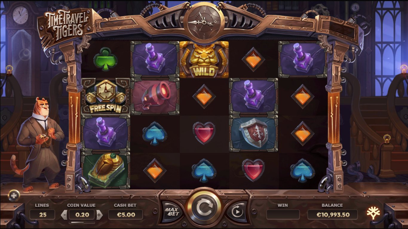 Time Travel Tigers Slot Game