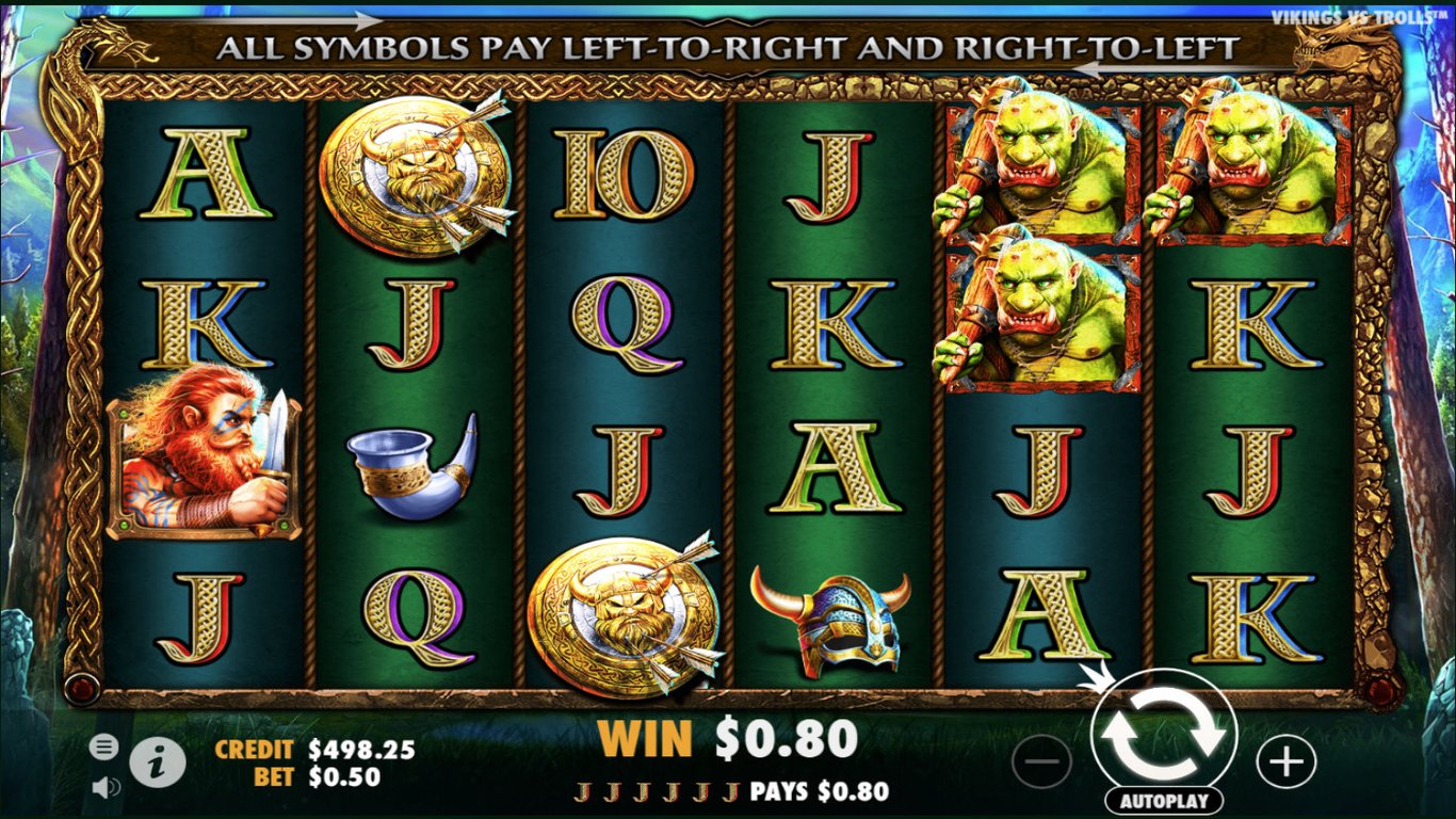 Vikings vs Trolls Slot Game