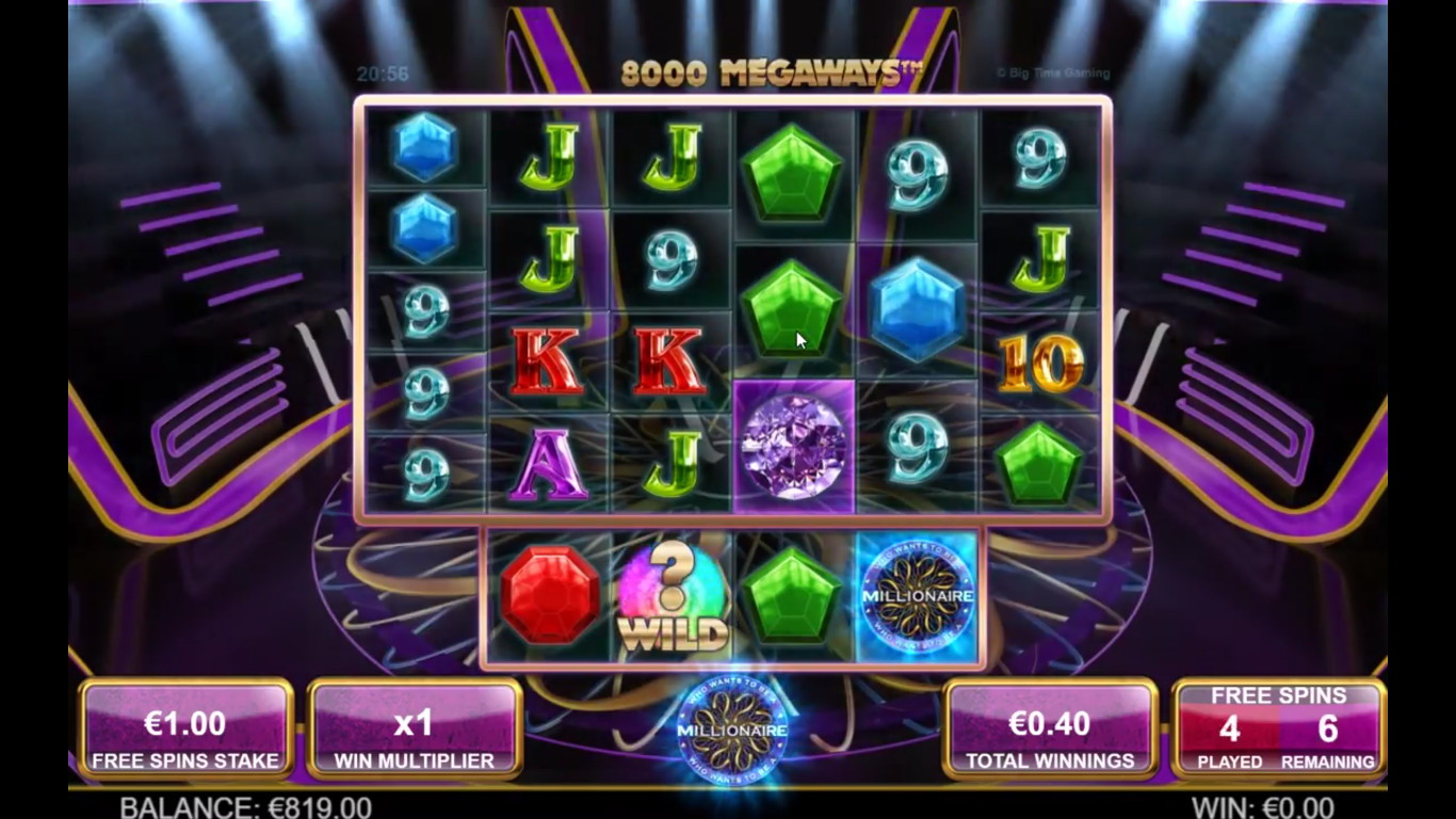 Who Wants to Be a Millionaire Megaways Slot Game