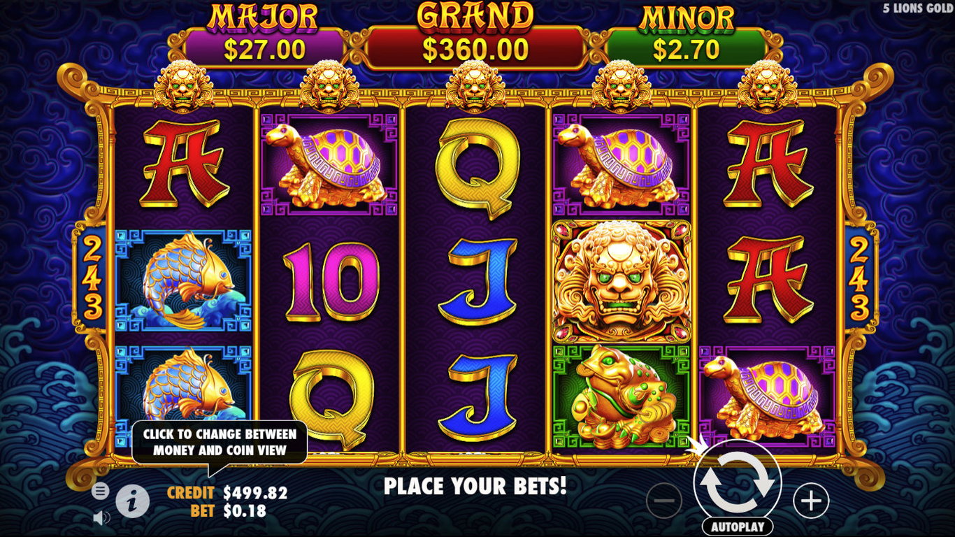 5 Lions Gold Slot Game