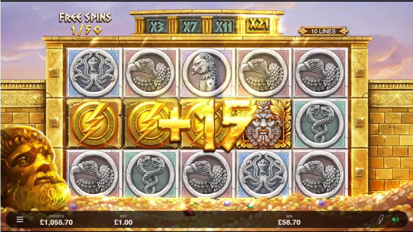 Ancient Fortunes: Zeus Slot Game