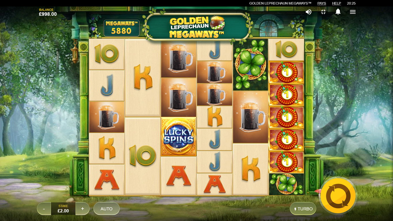 Golden Leprechaun Megaways Slot Game