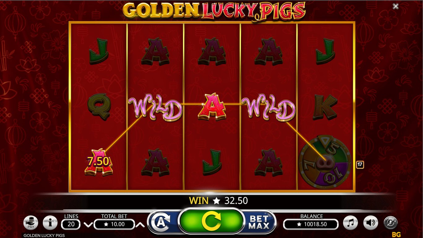 Golden Lucky Pigs Slot Game