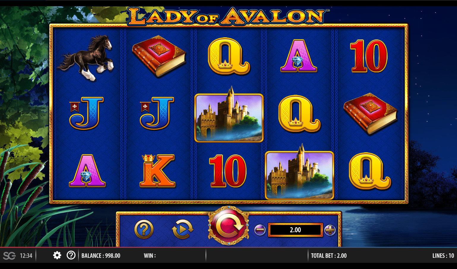 Lady of Avalon Slot Game
