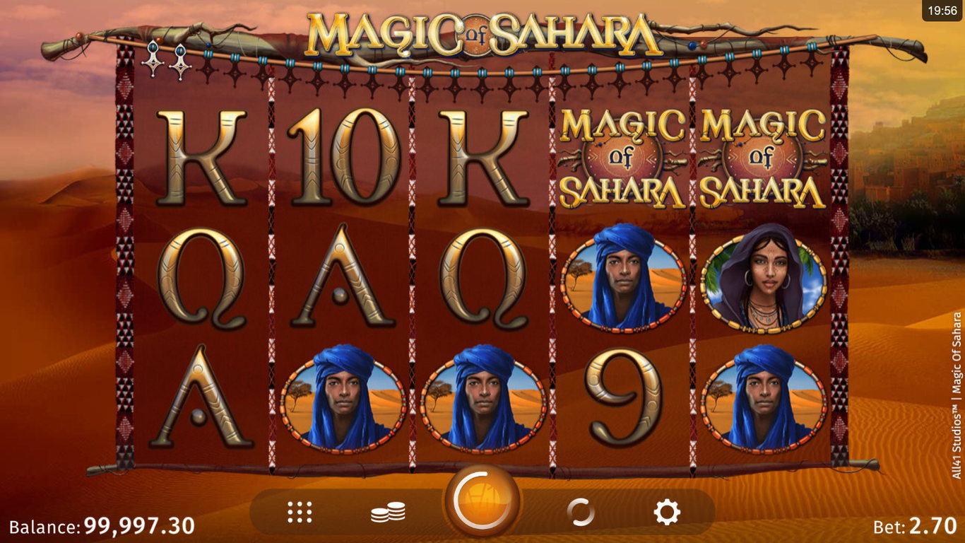 Magic of Sahara Slot Game