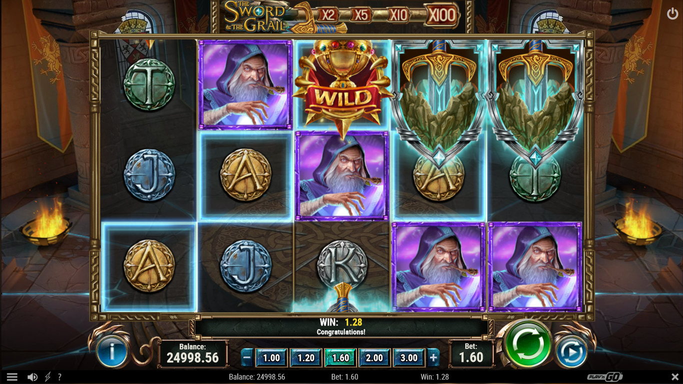 The Sword and the Grail Slot Game