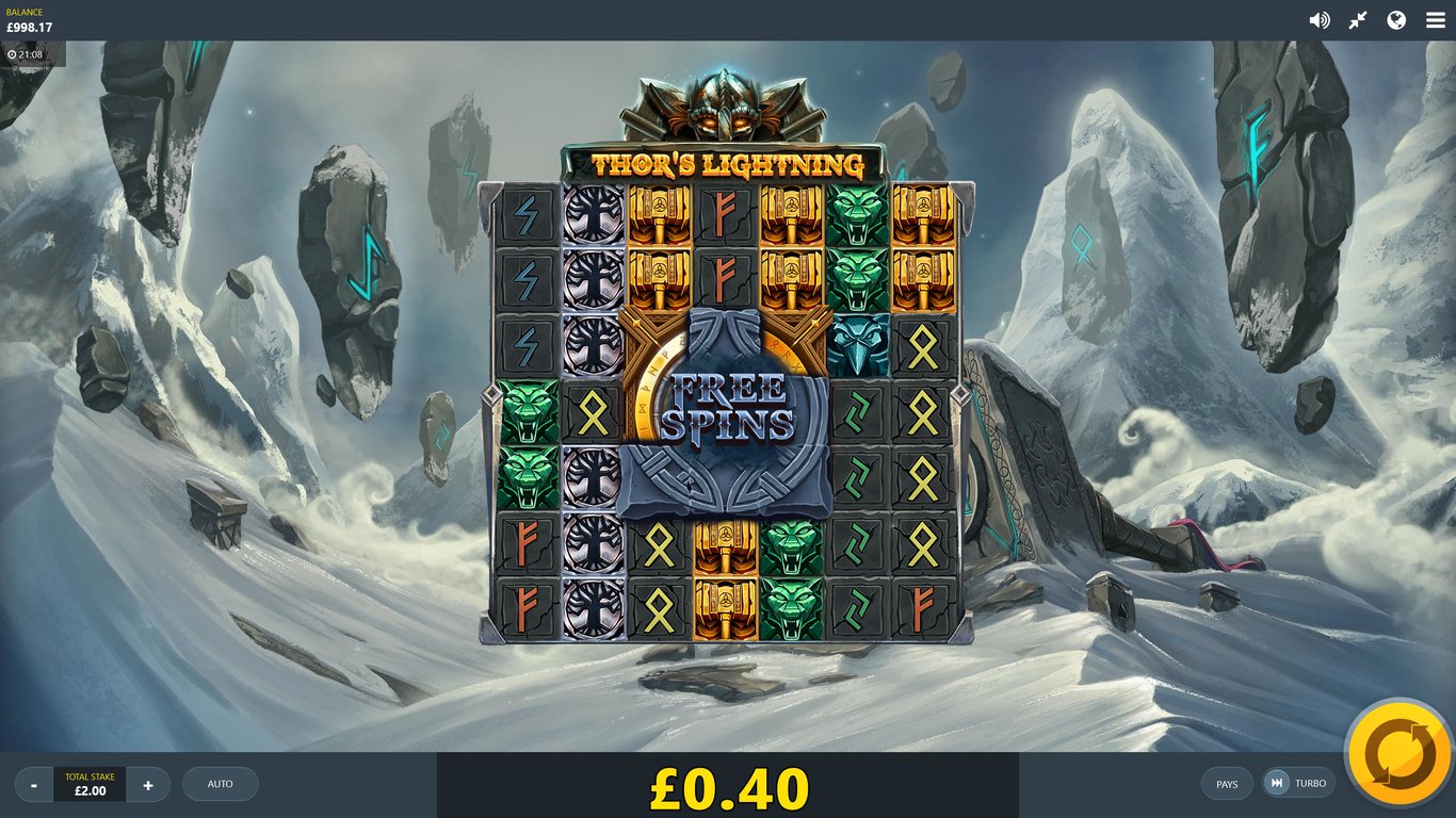 Thors Lightning Slot Game
