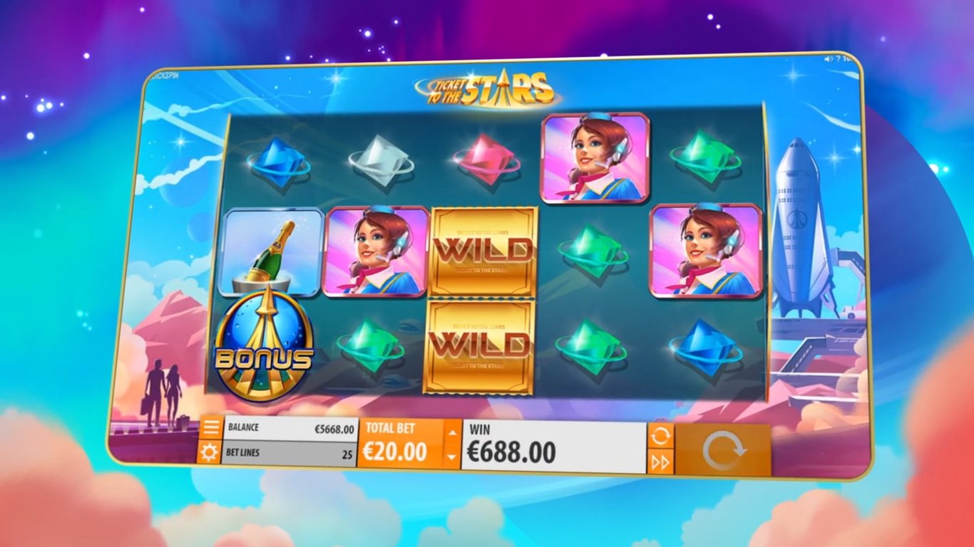 Ticket to the Stars Slot Game