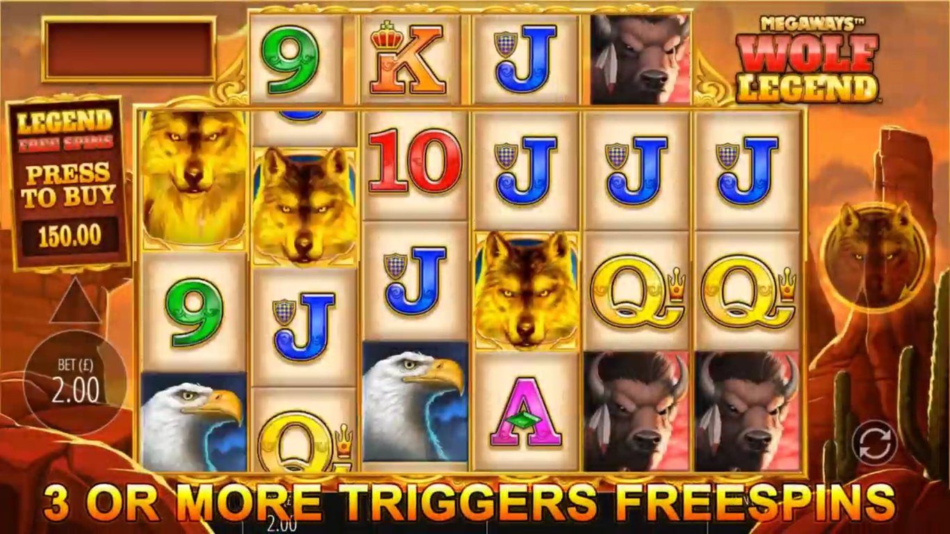 Wolf Legend Megaways Slot Game